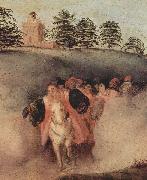 Jacopo Pontormo Anbetung der Heiligen Drei Konige oil painting on canvas
